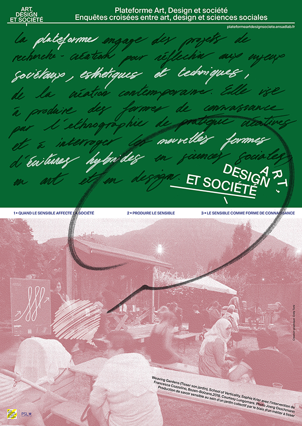 Poster créé pour les Portes Ouvertes 2020 de EnsadLab en collaboration avec Eddy Terki